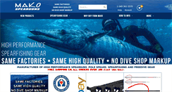 Desktop Screenshot of makospearguns.com